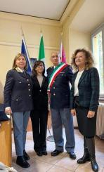 Consegna Sciarpa Tricolore al neo Commissario della Polizia di Stato