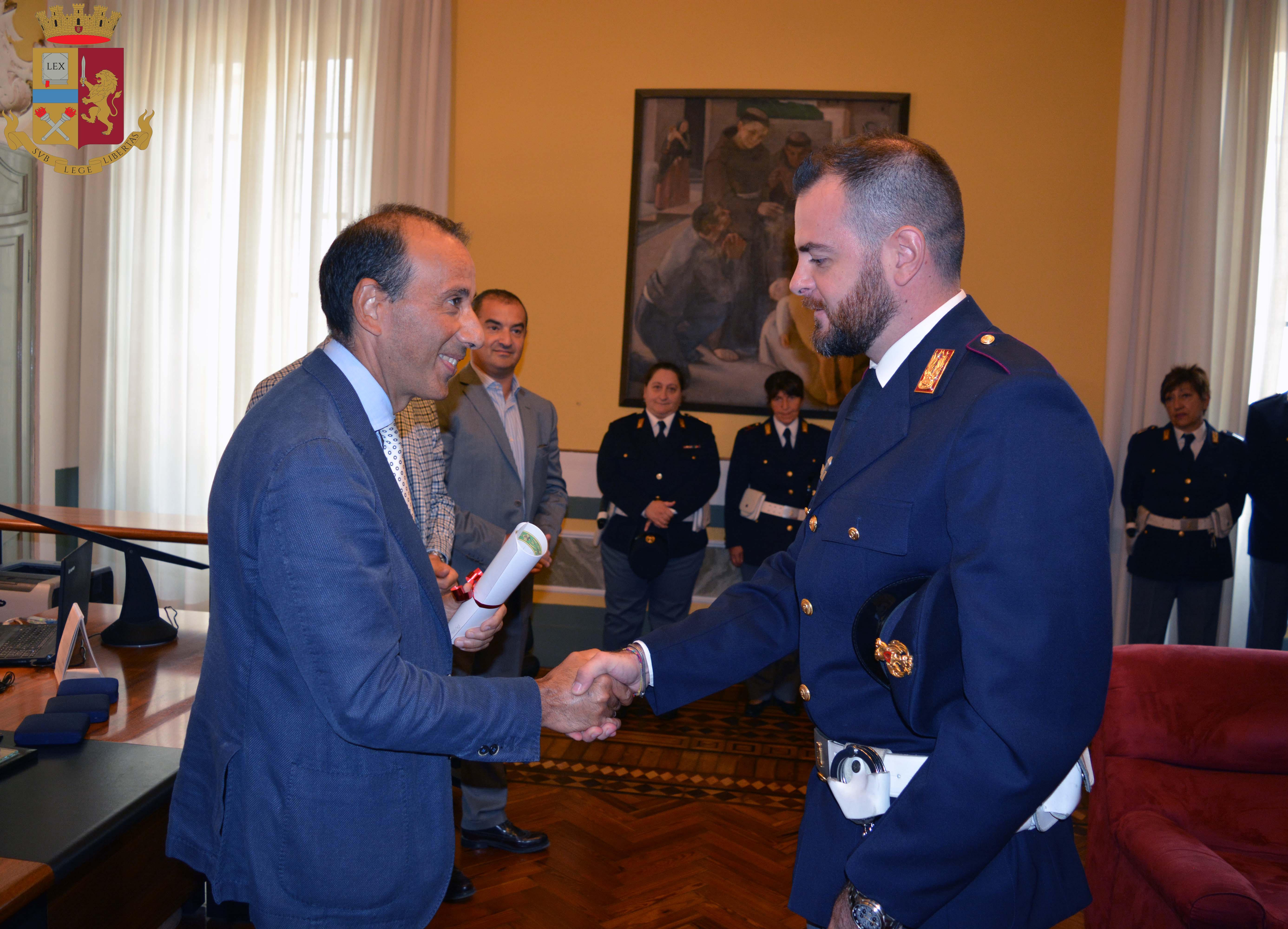 Questura di Cremona il Questore di Cremona Gaetano Bonaccorso saluta e ringrazia tutto il personale della Polizia di Stato della provincia di Cremona.