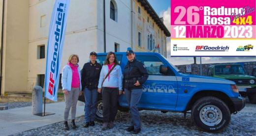 La Polizia di Stato di Pordenone alla 26^ edizione del “Raduno Rosa 4x4, Ciao Elisa”.