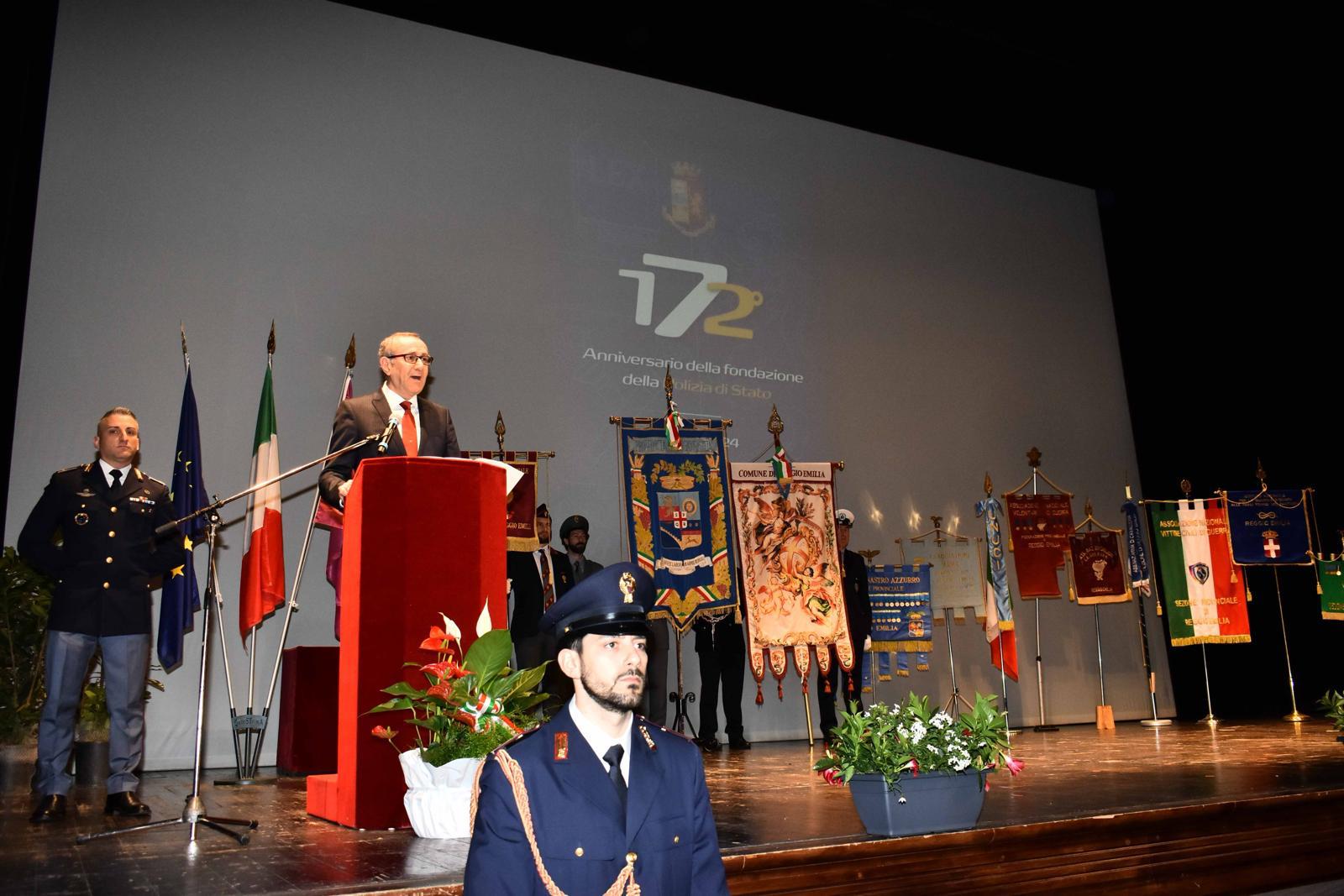 172° anniversario della Fondazione della Polizia di Stato - Reggio Emilia Celebrazioni