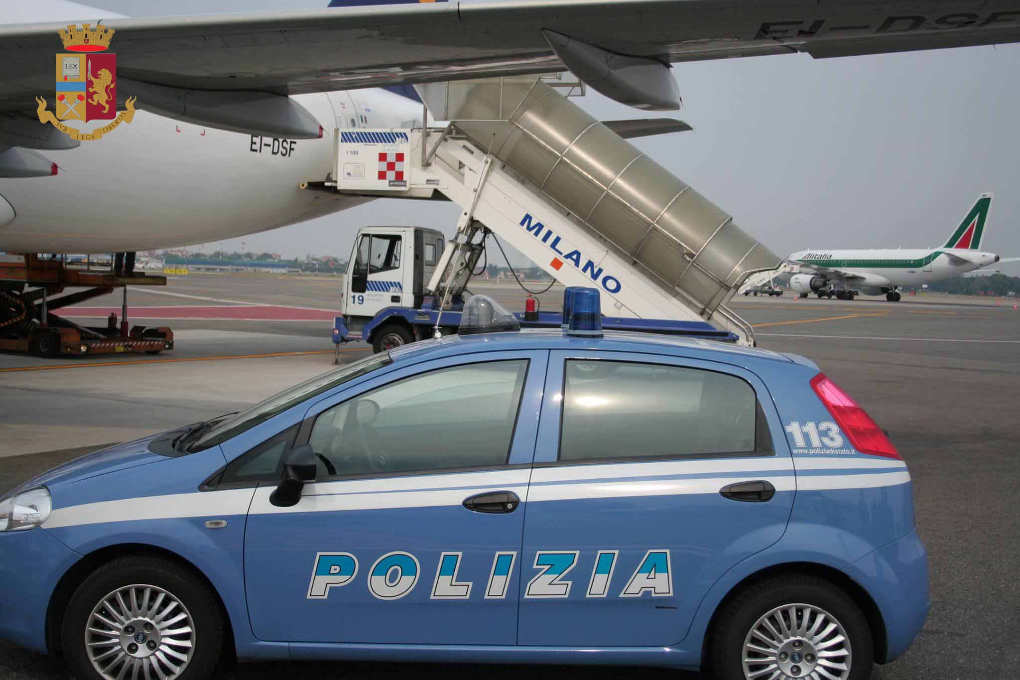 Milano: la Polizia di Stato arresta all’aeroporto di Linate un senegalese con un provvedimento di carcerazione