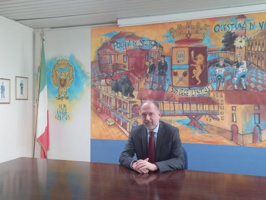 Questura di Vicenza - Comunicato stampa insediamento nuovo Questore di Vicenza Dr. Dario Sallustio