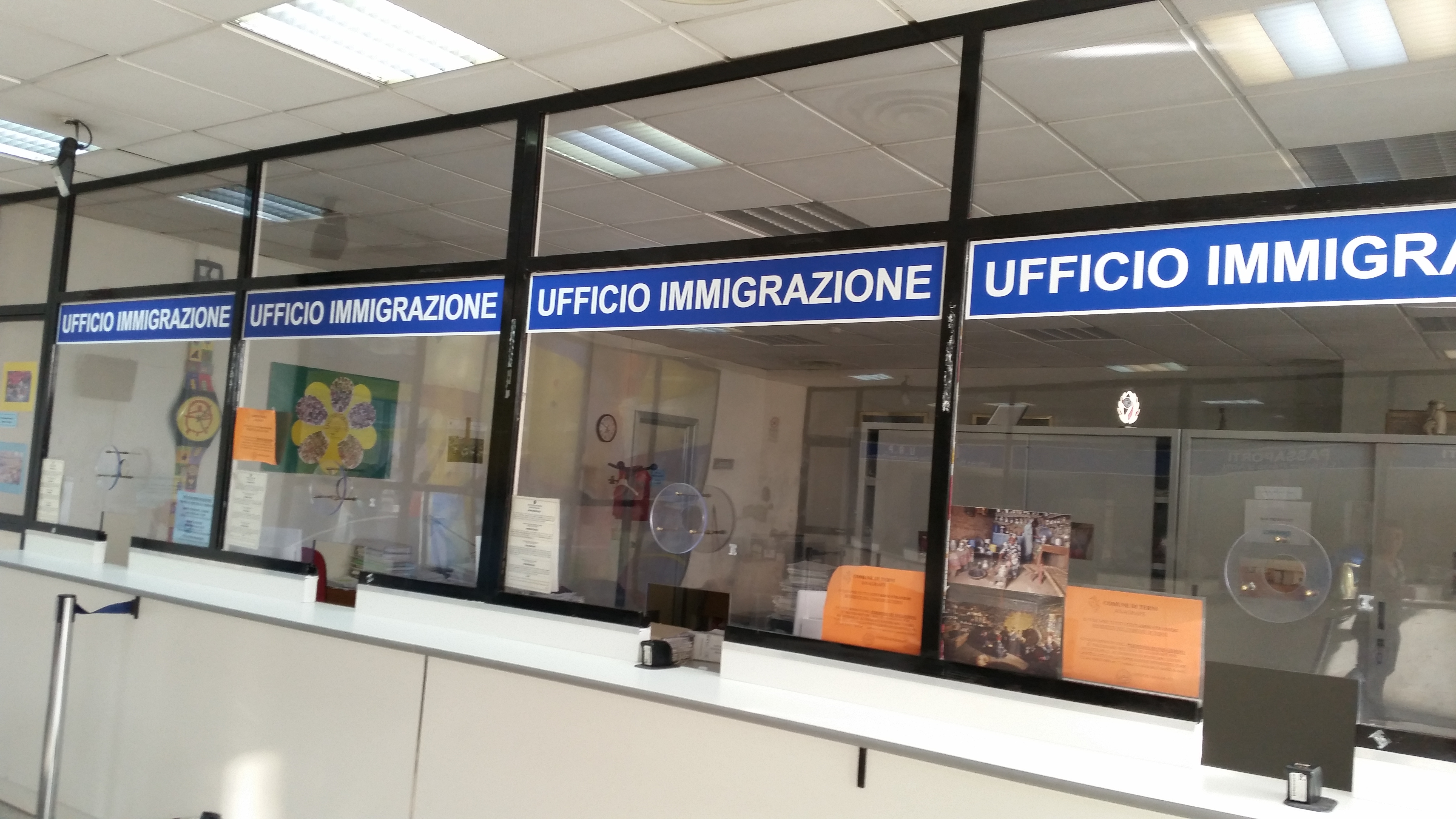 L'Ufficio Immigrazione