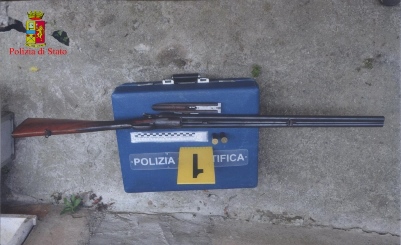 Fucile Sequestrato durante perquisizione in Reggio Calabria