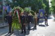 Foto della cerimonia commemorazione Agenti Polizia Bandiera e De Marco