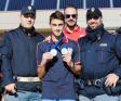 Francesco Porco atleta cosentino del Gruppo Sportivo “Fiamme Oro” della Polizia Di Stato ospite alla Questura di Cosenza.