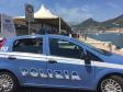 Posto di controllo della Polizia presso il porto di Salerno