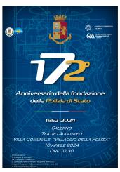 172° ANNIVERSARIO FONDAZIONE DELLA POLIZIA DI STATO