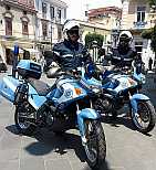 Foto pattuglia Polizia in moto