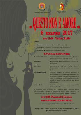 Locandina evento 8 marzo 2017