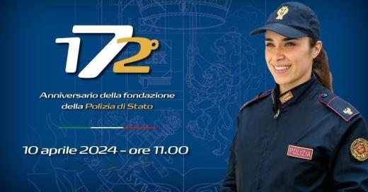 172° Anniversario della fondazione della Polizia di Stato.