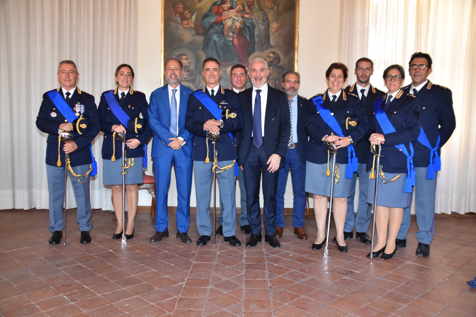 La Polizia di Stato ha festeggiato la ricorrenza di San Michele Arcangelo presso la chiesa di San Michele a Lucca.