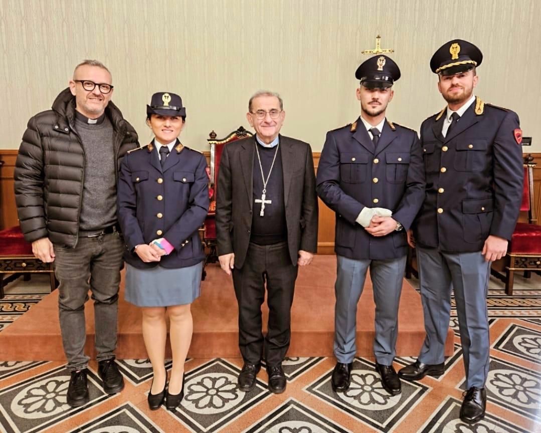 arcivescovo Delpini riceve la Polizia di Stato