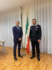Il Questore in visita al comando provinciale  dei  Carabinieri di Caserta