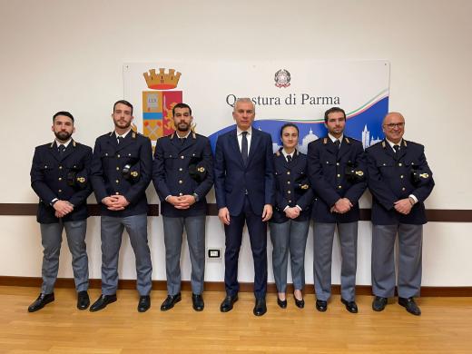 Assegnati a Parma 6 nuovi agenti della Polizia di Stato