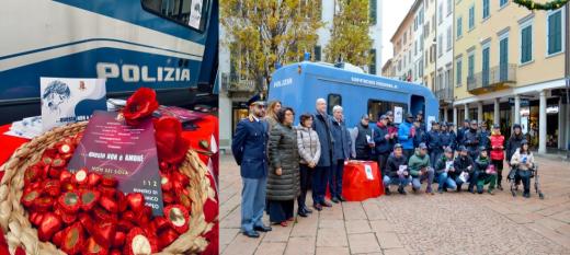 LUNEDÌ 25 NOVEMBRE 2024 – IL CAMPER DELLA POLIZIA DI STATO DI VARESE IN PIAZZA PER LA CAMPAGNA “QUESTO NON È AMORE”.