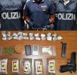 Gela, una pistola e 600 grammi di sostanze stupefacenti nascosti in due abitazioni, ventiquattrenne arrestato dalla Polizia di Stato.