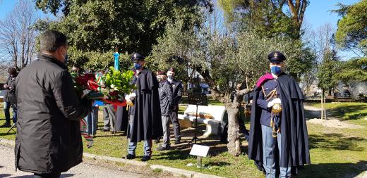 Cerimonia di commemorazione al parco La Passeggiata nell’anniversario della morte di Giovanni Palatucci