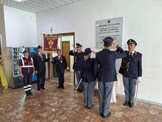 Polizia di Stato Paola (CS) Commemorazione dell’Agente Scelto della Polizia di Stato Antonio Bandiera.