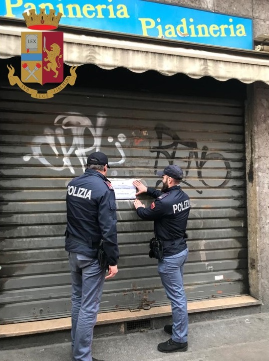 Milano: la Polizia di Stato sospende la licenza al Bar Caraibi per 10 giorni.