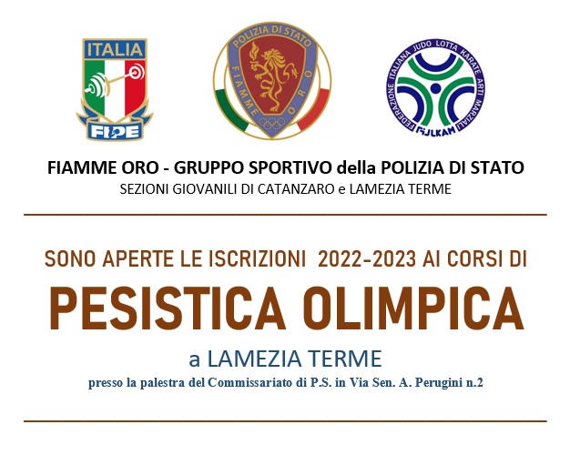 Pesistica Olimpica 2022-2023