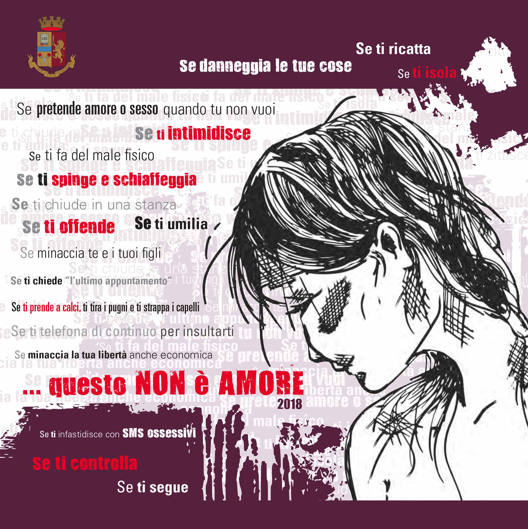 “Questo non è amore”: la Questura di Messina ritorna con la sua campagna di sensibilizzazione contro la violenza sulle donne