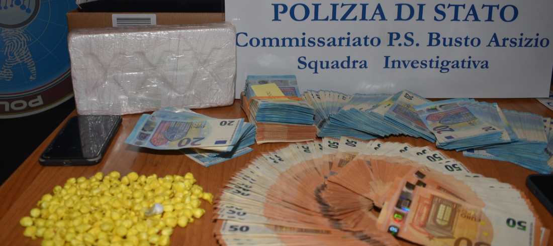 ARRESTATI DUE UOMINI PER DETENZIONE DI SOSTANZA STUPEFACENTE - SEQUESTRATO PIU’ DI UN CHILO DI COCAINA