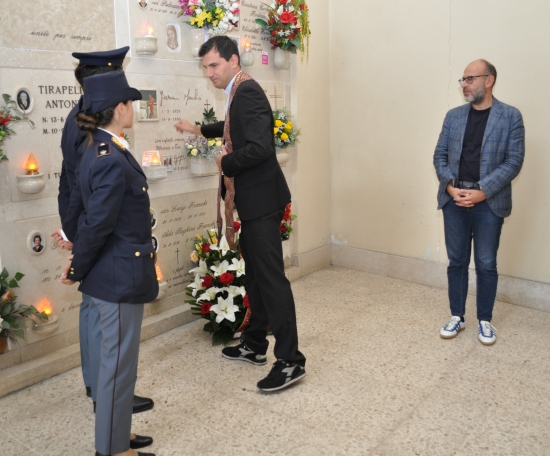 Cerimonia di commemorazione per il 34° anniversario della scomparsa dell’Assistente della Polizia di Stato Giovanni Franchini