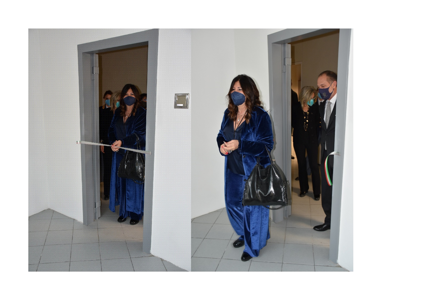 Inaugurazione della nuova “sala d’attesa per persone sottoposte a fermo di Polizia” nella Questura di Arezzo