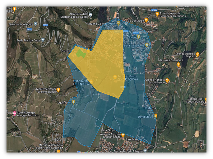 Cartografico generale Valpolicella