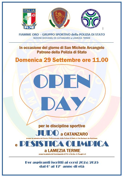 Open Day 29.10.2024