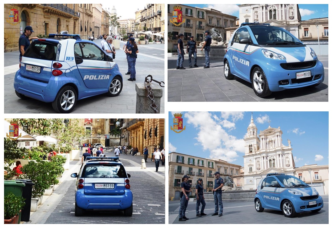 smart della Polizia di Stato a Caltanissetta