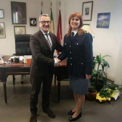 Polizia di Stato di Pordenone: il Questore incontra il neo Vice Commissario Loredana Trevisanut