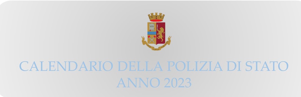 CALENDARIO POLIZIA DI STATO - 2023