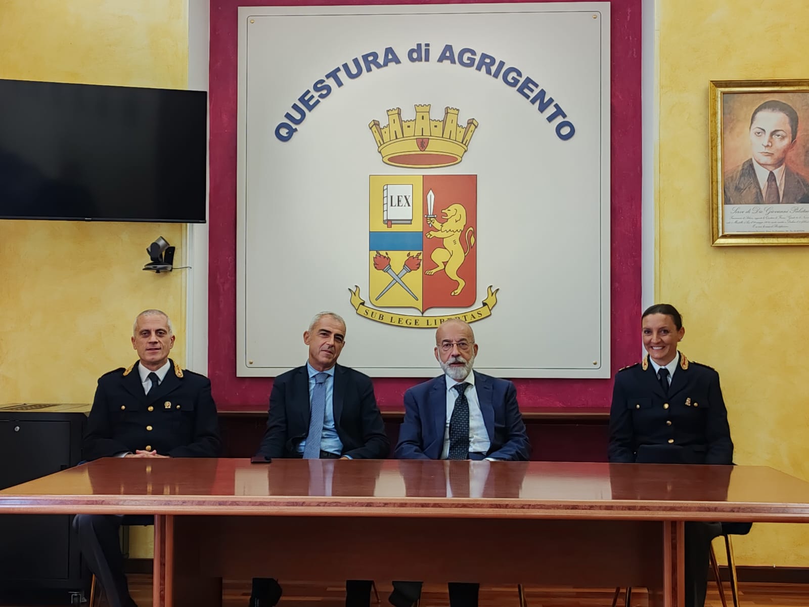 Arrivati ad Agrigento il Vicario del Questore e la Dr. Roberto, Dirigente di nuova assegnazione