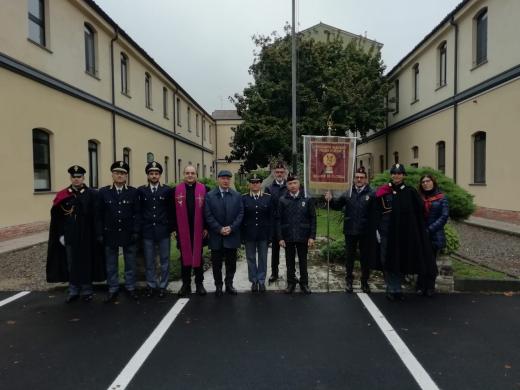 PIACENZA - 2 novembre giornata dei defunti deposizione corona d'alloro presso la Scuola Allievi Agenti della Polizia di Stato di Piacenza