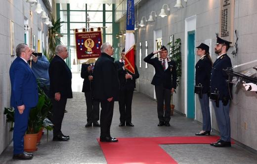 Il Capo della Polizia Direttore Generale della Pubblica Sicurezza, Prefetto Lamberto Giannini in visita presso la Questura di Trento