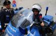 Bambini su moto della Polizia Stradale