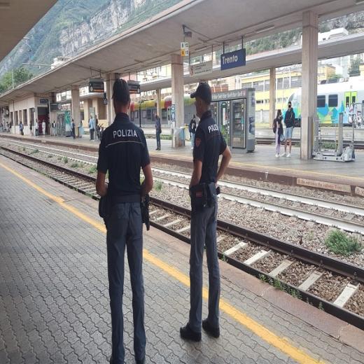 Estate 2022: attività della Polizia di Stato nelle stazioni ferroviarie di Verona e del Trentino - Alto Adige