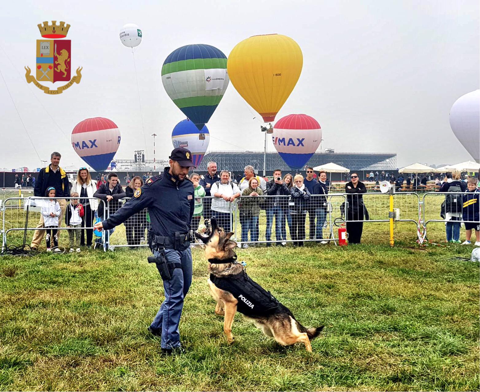 La Polizia di Stato all’Air Show di Linate con le Frecce Tricolori