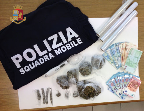 Polizia di Stato arresta una coppia di cittadini italiani per spaccio di sostanze stupefacenti