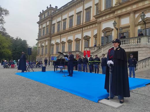 Questura di Monza e Brianza : Celebrazione presso la Villa Reale del 171° Anniversario della fondazione della Polizia di Stato ispirato al tema "Esserci Sempre"