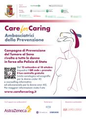 “Care for Caring - Ambasciatrici della Prevenzione” La Polizia di Stato lancia una campagna di sensibilizzazione per la prevenzione del tumore al seno