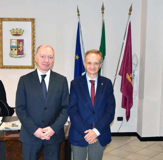 Visita del nuovo Prefetto di Piacenza dr. Paolo Giuseppe Alfredo Ponta in Questura