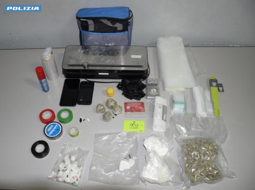 LECCE: la Polizia di Stato arresta un 23enne trovato con oltre 600 grammi di sostanza stupefacente