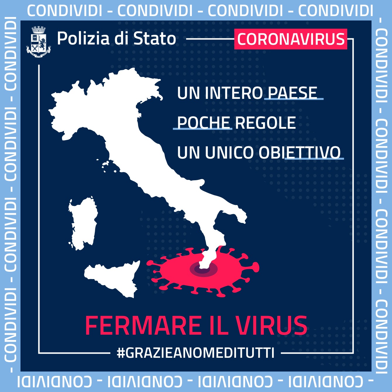 Coronavirus: misure urgenti di contenimento su tutto il territorio nazionale