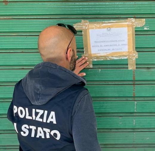 La Polizia di Stato chiude un circolo ricreativo