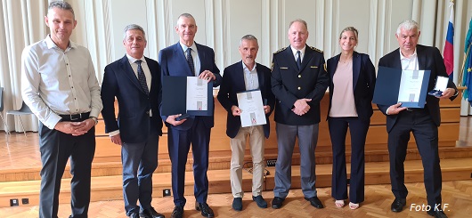 Tre poliziotti di Gorizia premiati oltreconfine