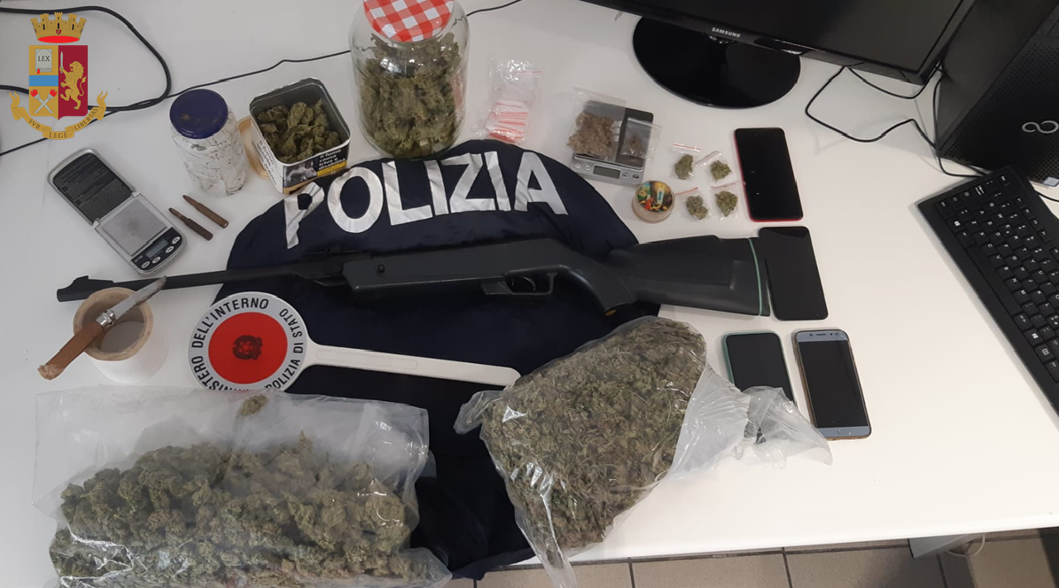 Sanremo: supermarket domestico di droga. Quattro arresti della Polizia di Stato.