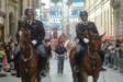 i cavalli della Polizia di Stato aprono la sfilata